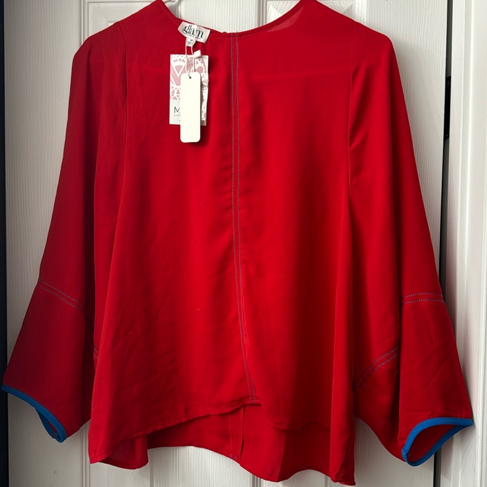 NWT Red Blouse size Medium